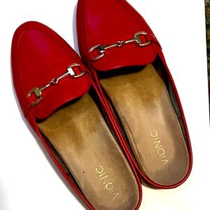 Vionic Bold Red Loafers